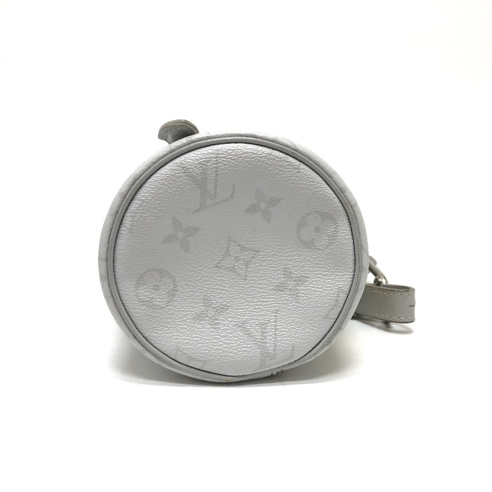 LOUIS VUITTON M44631 ホワイトモノグラム チョークナノ カバン 斜め掛け 巾着 バケツ ばけつ ショルダーバッグ モノグラムキャンバス メンズ ホワイト
