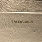 BALENCIAGA 644432 ロゴ エブリデイ ポシェット カバン セカンドバッグ クラッチバッグ レザー レディース ブラウン