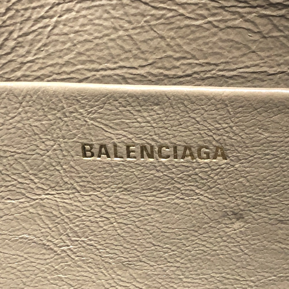 BALENCIAGA 644432 ロゴ エブリデイ ポシェット カバン セカンドバッグ クラッチバッグ レザー レディース ブラウン