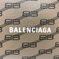BALENCIAGA 644432 ロゴ エブリデイ ポシェット カバン セカンドバッグ クラッチバッグ レザー レディース ブラウン