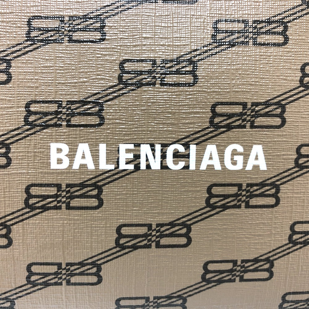 BALENCIAGA 644432 ロゴ エブリデイ ポシェット カバン セカンドバッグ クラッチバッグ レザー レディース ブラウン