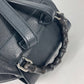GUCCI 370833 バンブー バックパック フリンジ タッセル カバン リュックサック レザー レディース ブラック