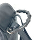 GUCCI 370833 バンブー バックパック フリンジ タッセル カバン リュックサック レザー レディース ブラック