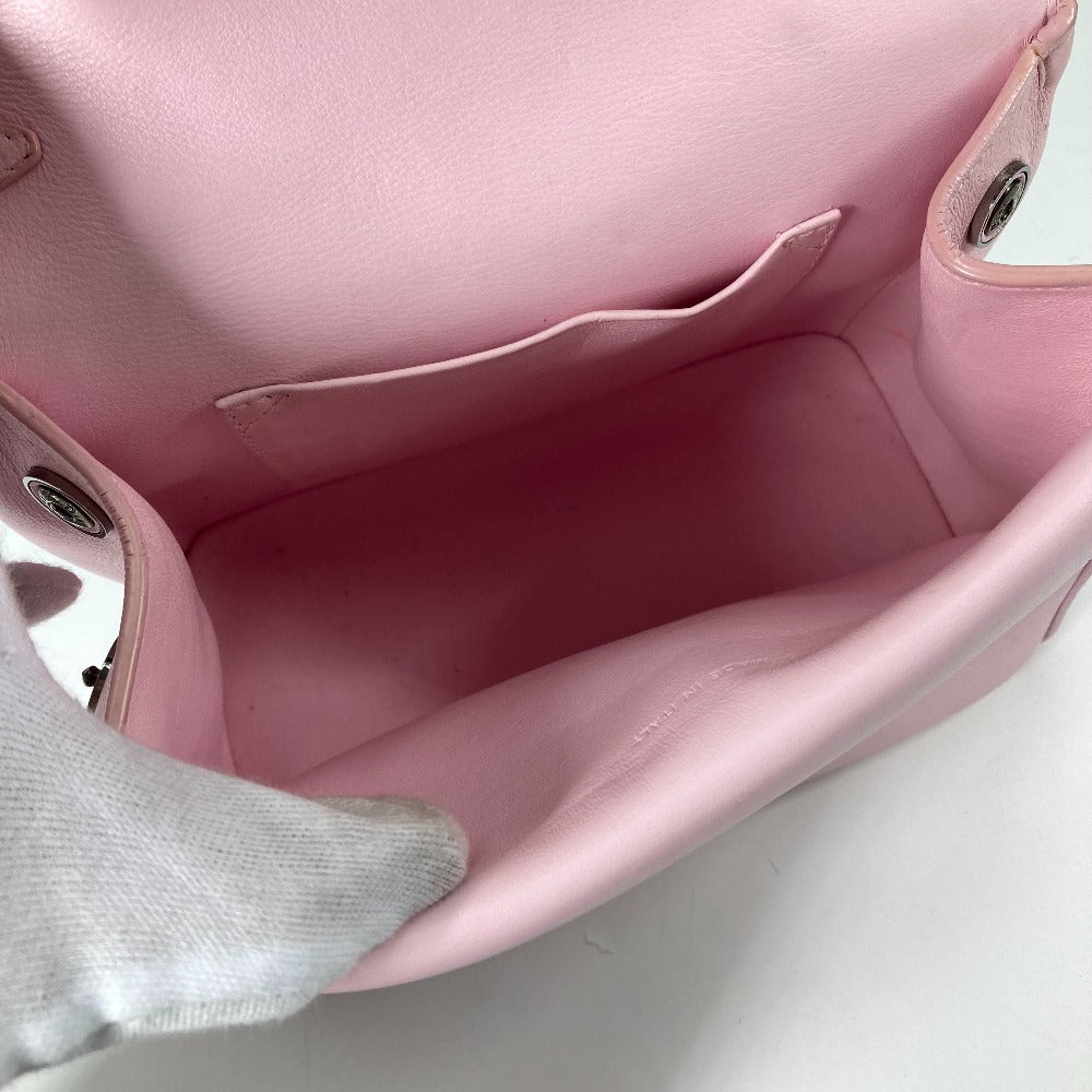 Dior ビーディオール 2WAYバッグ バッグ カバン ハンドバックショルダーバッグ 斜め掛け ハンドバッグ レザー レディース メタリックピンク