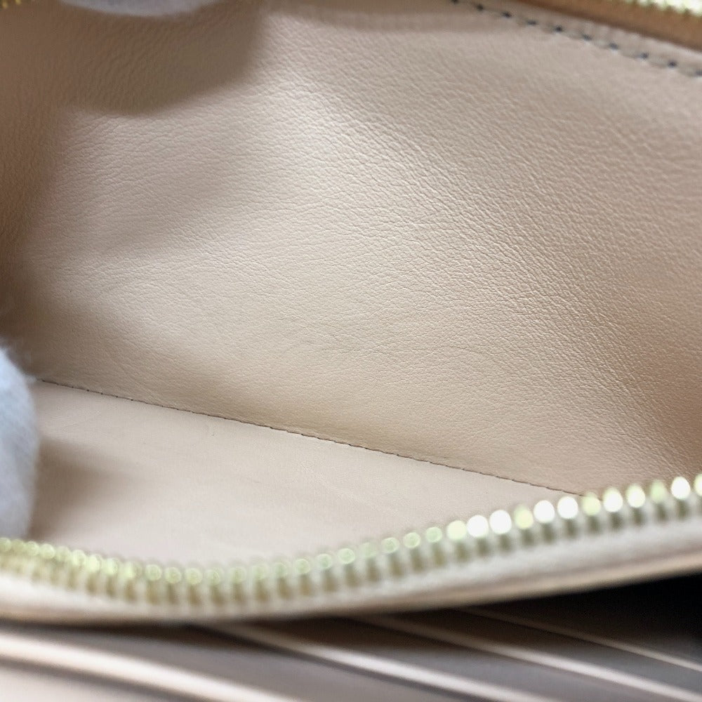 CELINE ロングウォレット ラウンドファスナー 長財布 レザー レディース ベージュ系