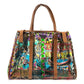 PRADA BR2515 ベネチアプリント トートバッグ ビニール/レザー レディース マルチカラー