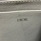 Dior 2ESBC119DCO ポシェット CD ダイヤモンド ポーチ カバン 肩掛け 斜め掛け ショルダーバッグ コーティングキャンバス メンズ グレー
