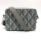 Dior 2ESBC119DCO ポシェット CD ダイヤモンド ポーチ カバン 肩掛け 斜め掛け ショルダーバッグ コーティングキャンバス メンズ グレー