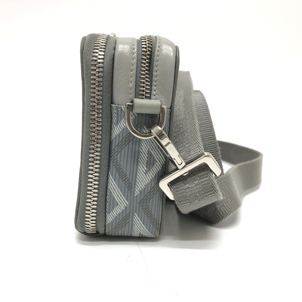 Dior 2ESBC119DCO ポシェット CD ダイヤモンド ポーチ カバン 肩掛け 斜め掛け ショルダーバッグ コーティングキャンバス メンズ グレー