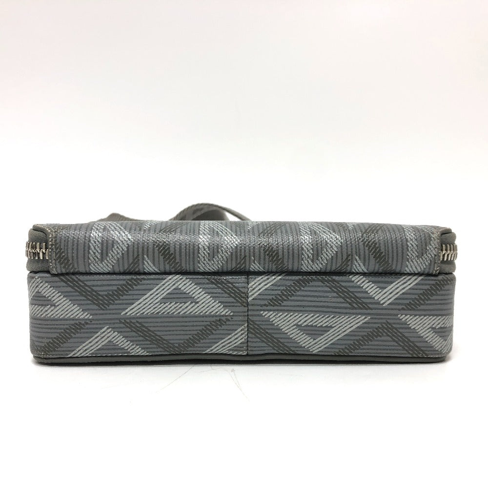 Dior 2ESBC119DCO ポシェット CD ダイヤモンド ポーチ カバン 肩掛け 斜め掛け ショルダーバッグ コーティングキャンバス メンズ グレー