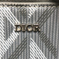 Dior 2ESBC119DCO ポシェット CD ダイヤモンド ポーチ カバン 肩掛け 斜め掛け ショルダーバッグ コーティングキャンバス メンズ グレー