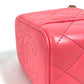 CHANEL AP1340 タイムレスクラシック ライン スモール バニティバッグ チェーン ミラー付き ミニ 斜め掛け ショルダーバッグ ラムスキン レディース ピンク