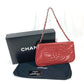 CHANEL A48547 10A デカココ CC カバン 肩掛け チェーン ショルダーバッグ レザー レディース レッド