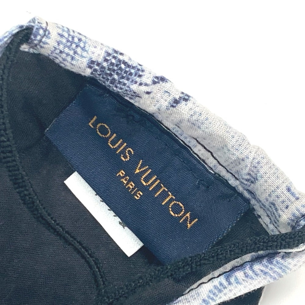 LOUIS VUITTON MP2886 モノグラム タペストリー 3点セット マスク＆巾着ポーチ＆バンダナ マスク コットン レディース ネイビー
