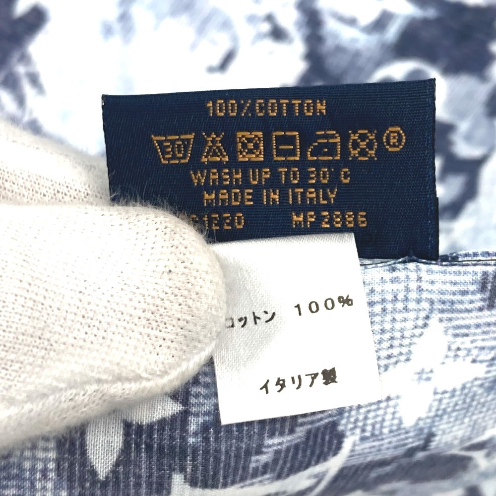LOUIS VUITTON MP2886 モノグラム タペストリー 3点セット マスク＆巾着ポーチ＆バンダナ マスク コットン レディース ネイビー