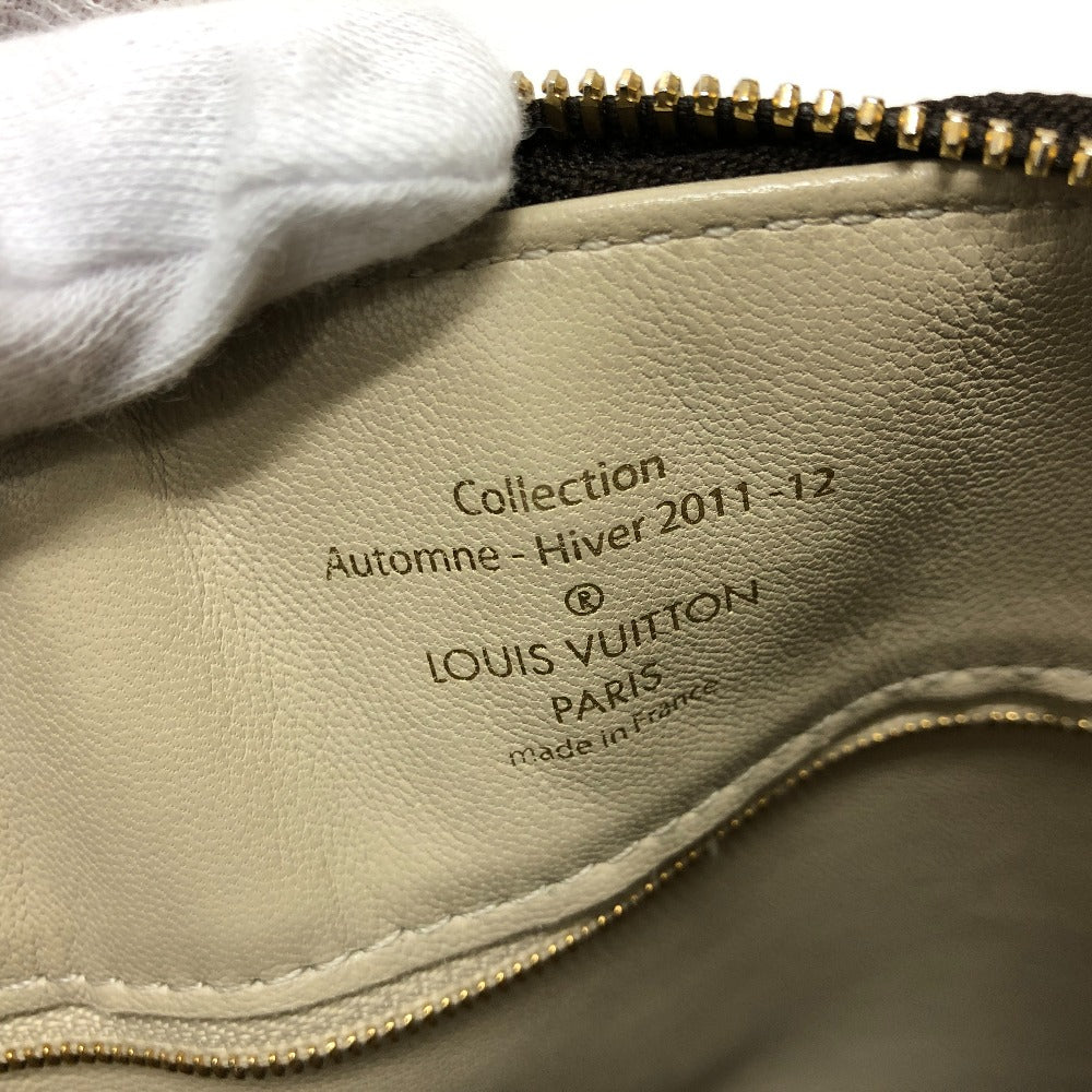 LOUIS VUITTON M40597 シャイニーモノグラム ロックイットPM トートバッグ カバン ハンドバッグ キャンバス レディース ブラウン