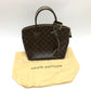 LOUIS VUITTON M40597 シャイニーモノグラム ロックイットPM トートバッグ カバン ハンドバッグ キャンバス レディース ブラウン