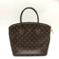 LOUIS VUITTON M40597 シャイニーモノグラム ロックイットPM トートバッグ カバン ハンドバッグ キャンバス レディース ブラウン
