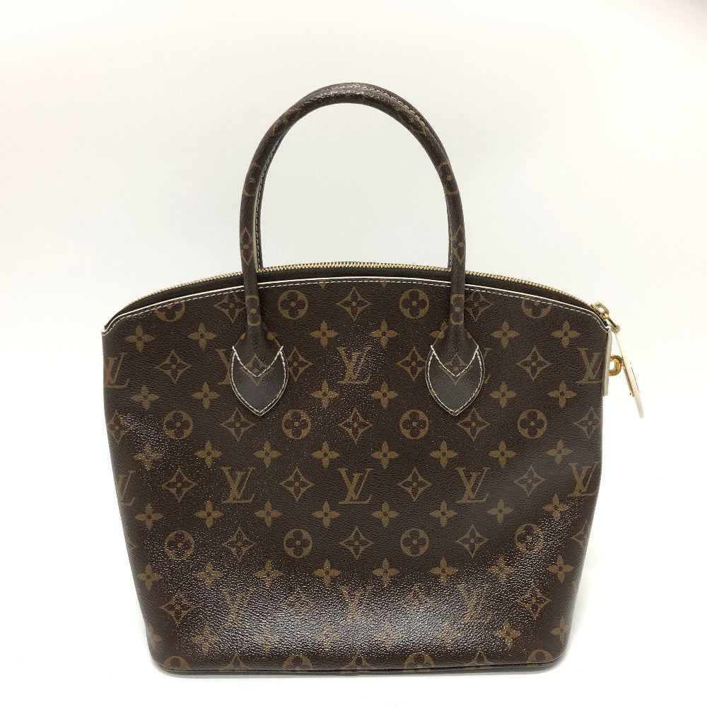 LOUIS VUITTON M40597 シャイニーモノグラム ロックイットPM トートバッグ カバン ハンドバッグ キャンバス レディース ブラウン