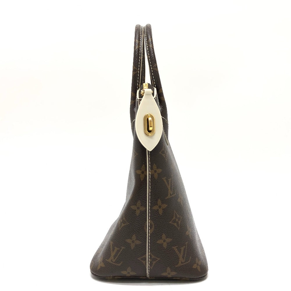 LOUIS VUITTON M40597 シャイニーモノグラム ロックイットPM トートバッグ カバン ハンドバッグ キャンバス レディース ブラウン