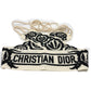 Dior メキシカンフラワーベルト エンブロイダリー ロゴ 刺繍 ズボン用ベルト ベルト キャンバス レディース ホワイト