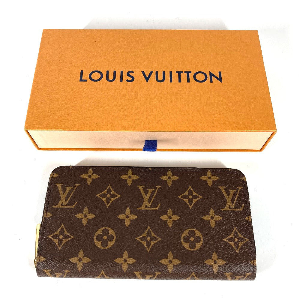 LOUIS VUITTON M41895 モノグラム ジッピーウォレット ラウンドファスナー 長財布 モノグラムキャンバス レディース フューシャ ブラウン