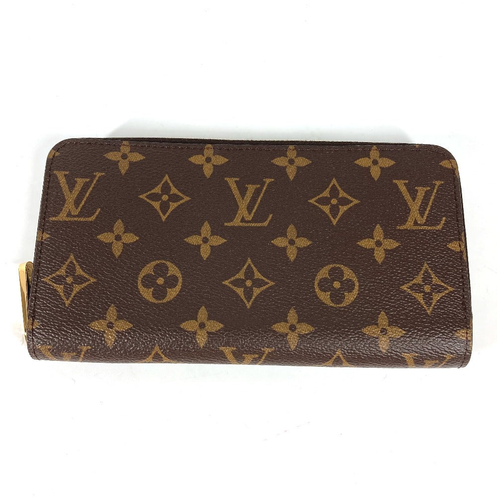 LOUIS VUITTON M42616 モノグラム ジッピーウォレット ラウンドファスナー 長財布 モノグラムキャンバス レディース ブラウン