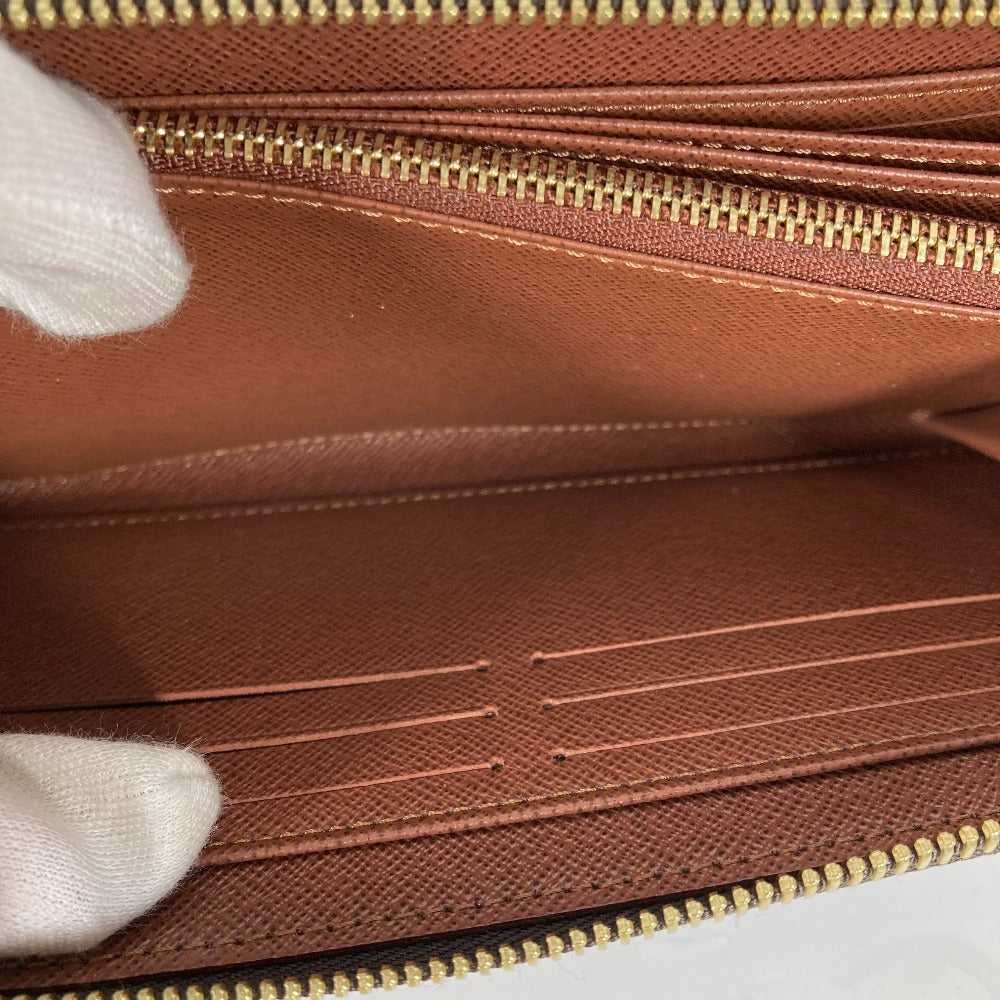 LOUIS VUITTON M42616 モノグラム ジッピーウォレット ラウンドファスナー 長財布 モノグラムキャンバス レディース ブラウン
