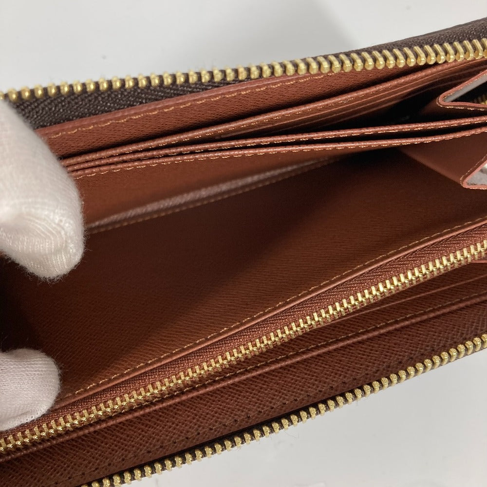 LOUIS VUITTON M42616 モノグラム ジッピーウォレット ラウンドファスナー 長財布 モノグラムキャンバス レディース ブラウン