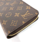 LOUIS VUITTON M42616 モノグラム ジッピーウォレット ラウンドファスナー 長財布 モノグラムキャンバス レディース ブラウン