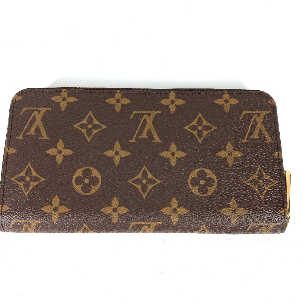 LOUIS VUITTON M42616 モノグラム ジッピーウォレット ラウンドファスナー 長財布 モノグラムキャンバス レディース ブラウン