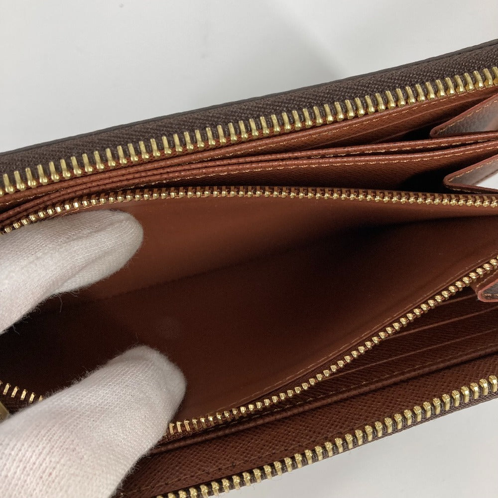 LOUIS VUITTON M42616 モノグラム ジッピーウォレット ラウンドファスナー 長財布 モノグラムキャンバス レディース ブラウン