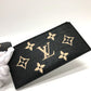 LOUIS VUITTON M80482 モノグラムアンプラント ポシェット・フェリシー チェーンウォレット ショルダーバッグ 長財布 モノグラムアンプラントレザー レディース ブラック