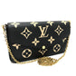LOUIS VUITTON M80482 モノグラムアンプラント ポシェット・フェリシー チェーンウォレット ショルダーバッグ 長財布 モノグラムアンプラントレザー レディース ブラック