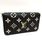 LOUIS VUITTON M80482 モノグラムアンプラント ポシェット・フェリシー チェーンウォレット ショルダーバッグ 長財布 モノグラムアンプラントレザー レディース ブラック
