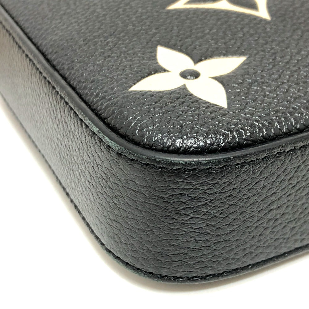 LOUIS VUITTON M80482 モノグラムアンプラント ポシェット・フェリシー チェーンウォレット ショルダーバッグ 長財布 モノグラムアンプラントレザー レディース ブラック