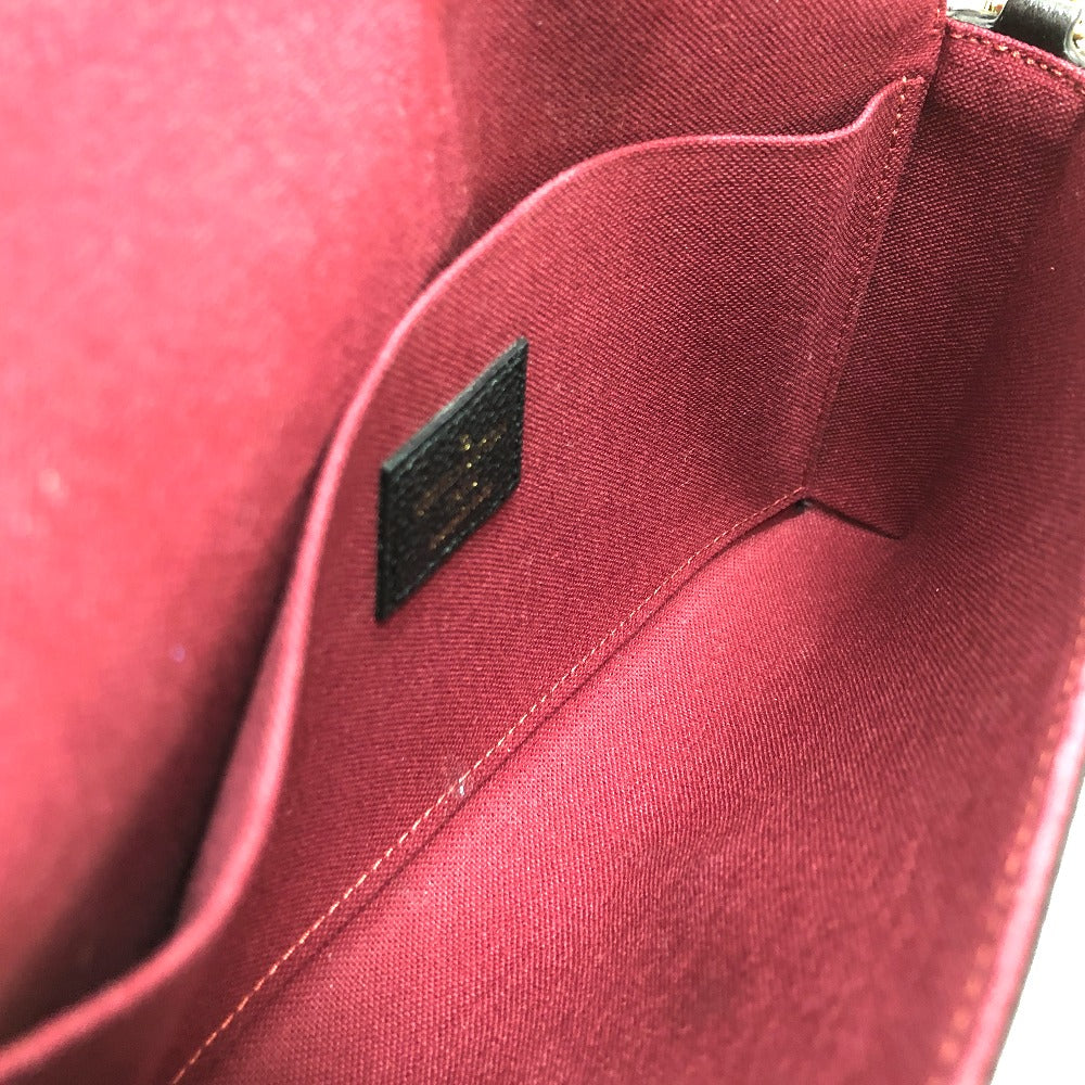 LOUIS VUITTON M80482 モノグラムアンプラント ポシェット・フェリシー チェーンウォレット ショルダーバッグ 長財布 モノグラムアンプラントレザー レディース ブラック