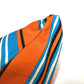 PRADA 2VY007 Striped Triangle Bayadere Canvas Crossbody Shoulder Bag for Men, Orange