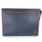 LOUIS VUITTON M63394 タイガ ポシェット ヴォワヤージュ カバン ポーチ バイカラー セカンドバッグ タイガレザー メンズ ブルーマリーヌ ネイビー