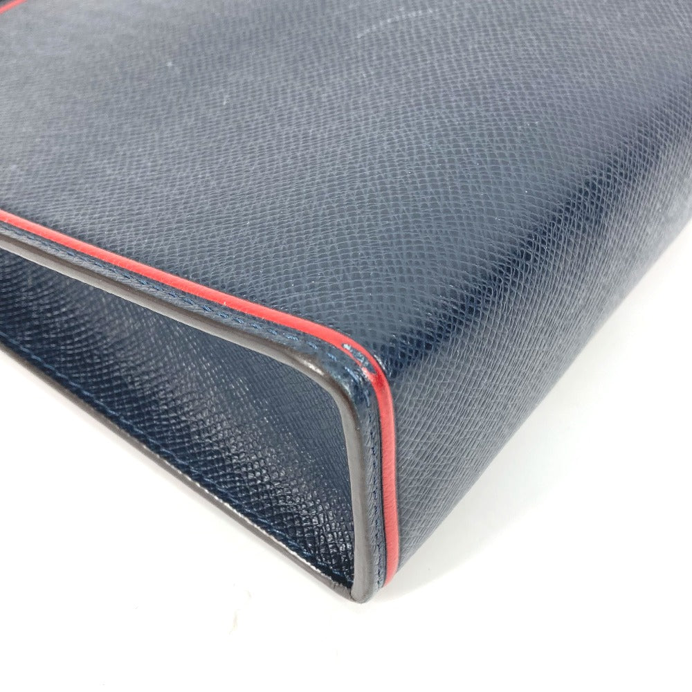 LOUIS VUITTON M63394 タイガ ポシェット ヴォワヤージュ カバン ポーチ バイカラー セカンドバッグ タイガレザー メンズ ブルーマリーヌ ネイビー