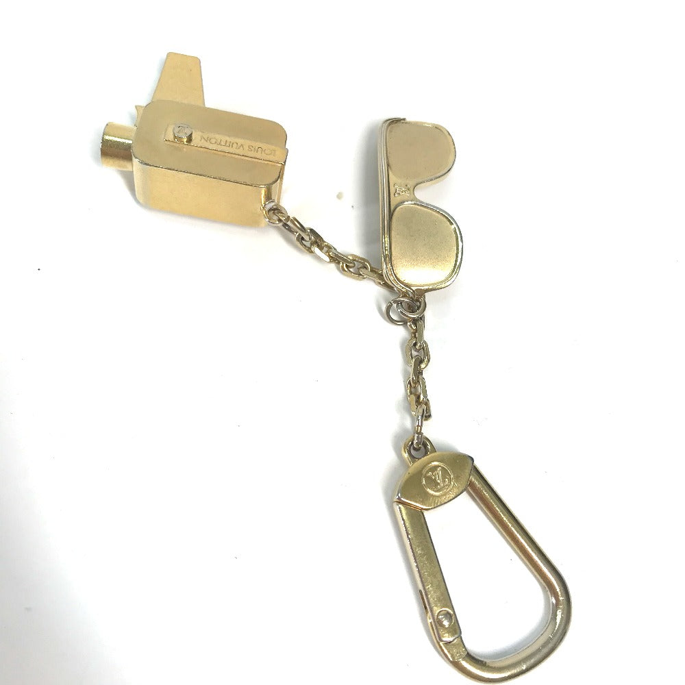 LOUIS VUITTON M65383 Eyeglasses, Gun Sunglasses, Porte-Clés Cannes Bag Charm, Keychain, Metal, Men's, Gold