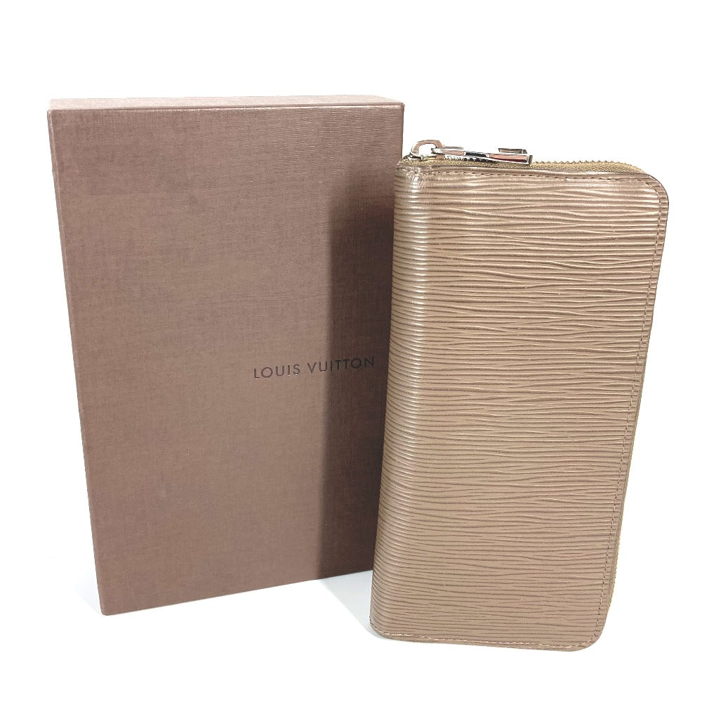 LOUIS VUITTON M60967 エピ ジッピーウォレットヴェルティカル ラウンドファスナー 長財布 エピレザー メンズ トープ ブラウン