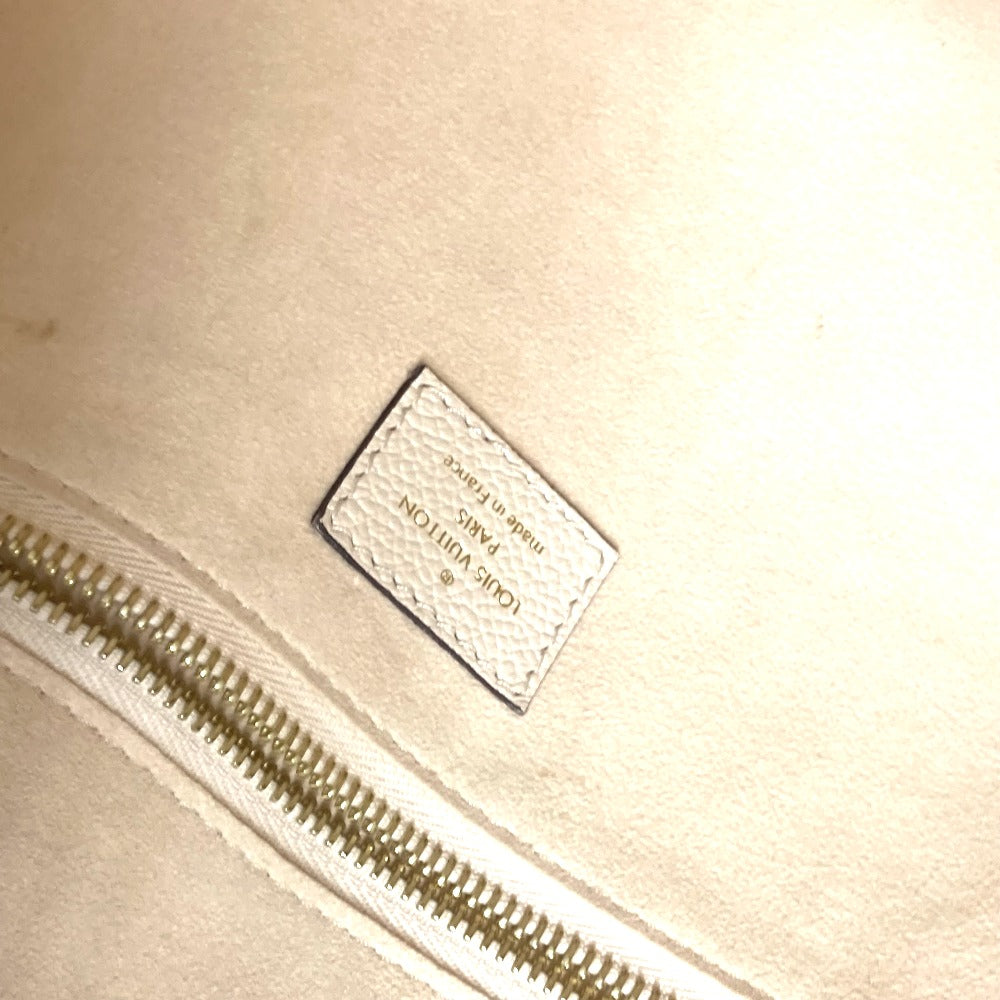 LOUIS VUITTON M46676 モノグラムアンプラント ネヴァーフル MM ショルダーバッグ カバン 肩掛け トートバッグ モノグラムアンプラントレザー レディース クレーム ベージュ