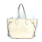 LOUIS VUITTON M46676 モノグラムアンプラント ネヴァーフル MM ショルダーバッグ カバン 肩掛け トートバッグ モノグラムアンプラントレザー レディース クレーム ベージュ