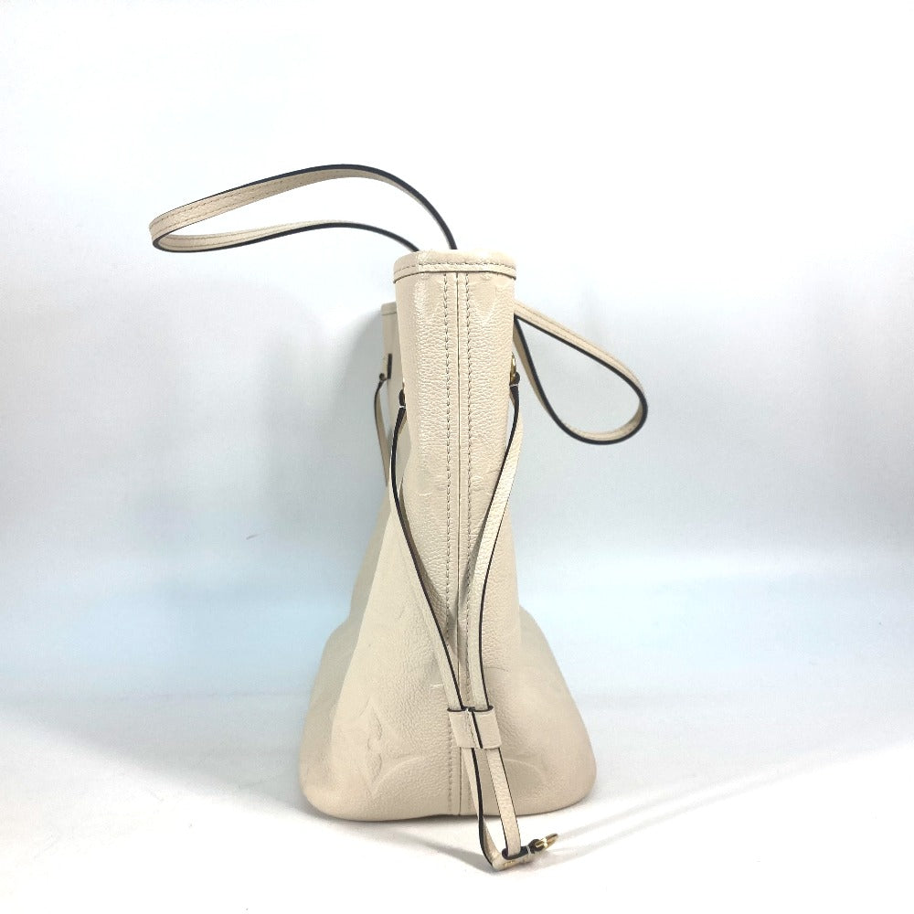 LOUIS VUITTON M46676 モノグラムアンプラント ネヴァーフル MM ショルダーバッグ カバン 肩掛け トートバッグ モノグラムアンプラントレザー レディース クレーム ベージュ