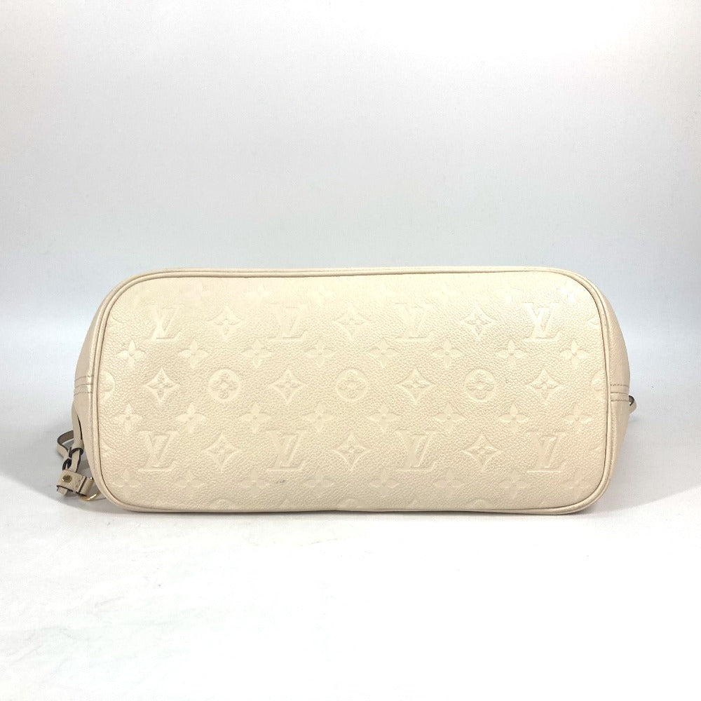 LOUIS VUITTON M46676 モノグラムアンプラント ネヴァーフル MM ショルダーバッグ カバン 肩掛け トートバッグ モノグラムアンプラントレザー レディース クレーム ベージュ