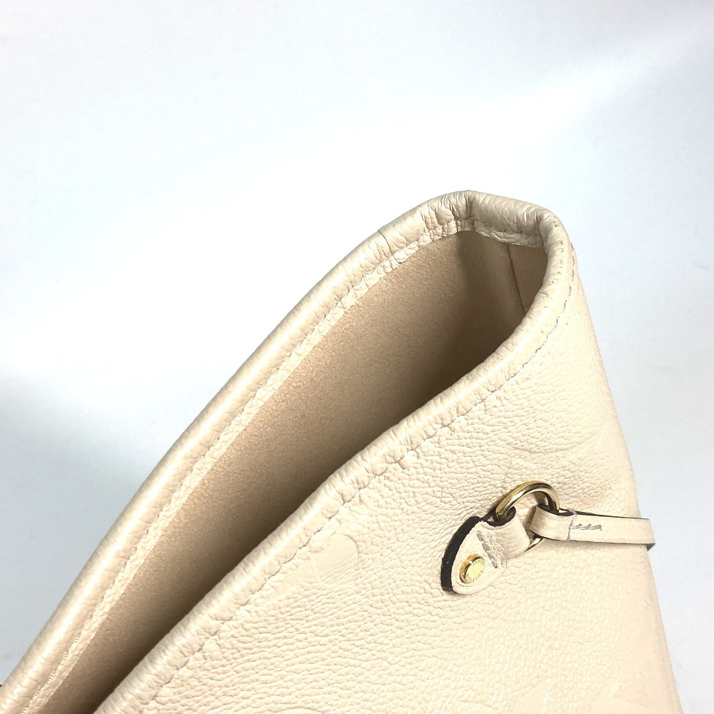 LOUIS VUITTON M46676 モノグラムアンプラント ネヴァーフル MM ショルダーバッグ カバン 肩掛け トートバッグ モノグラムアンプラントレザー レディース クレーム ベージュ