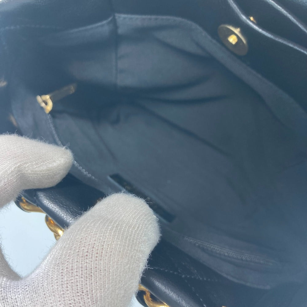 CHANEL AS3502 チェーンバッグ キルティング マトラッセ スモールショッピングバッグ カバン CC ココマーク ショルダーバッグ ラムスキン レディース ブラック