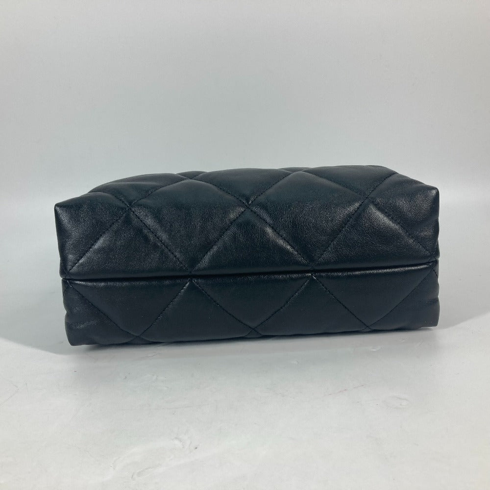 CHANEL AS3502 チェーンバッグ キルティング マトラッセ スモールショッピングバッグ カバン CC ココマーク ショルダーバッグ ラムスキン レディース ブラック