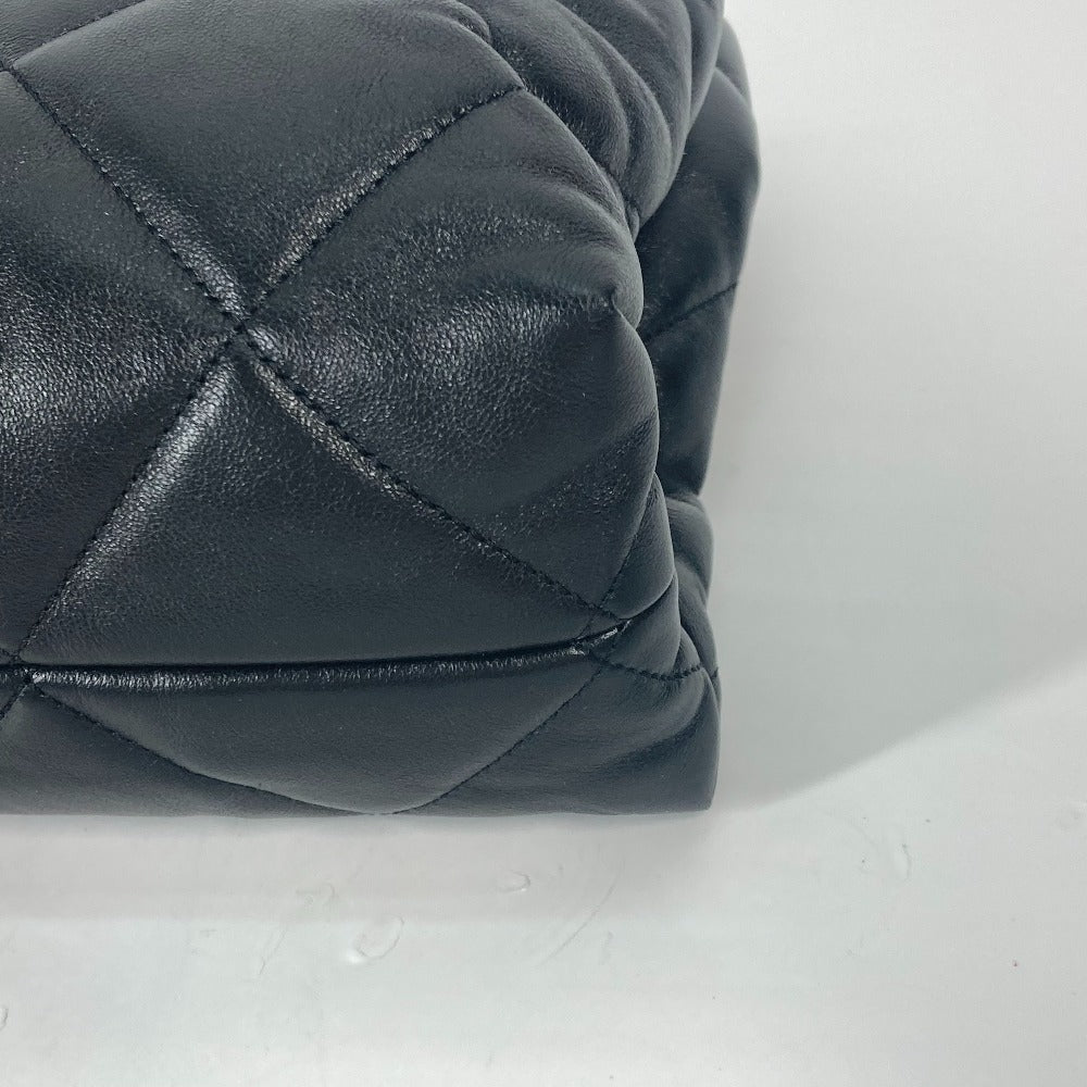 CHANEL AS3502 チェーンバッグ キルティング マトラッセ スモールショッピングバッグ カバン CC ココマーク ショルダーバッグ ラムスキン レディース ブラック